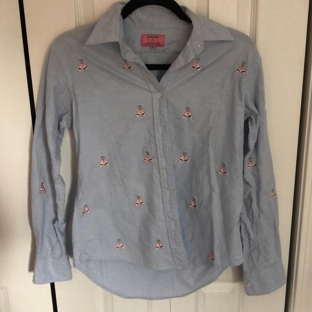 Rose all day button down